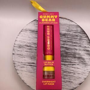 Trader Joe's Gummy Bear Flavored Lip Duo Balm Butter & Overnight Lip Mask BNIB